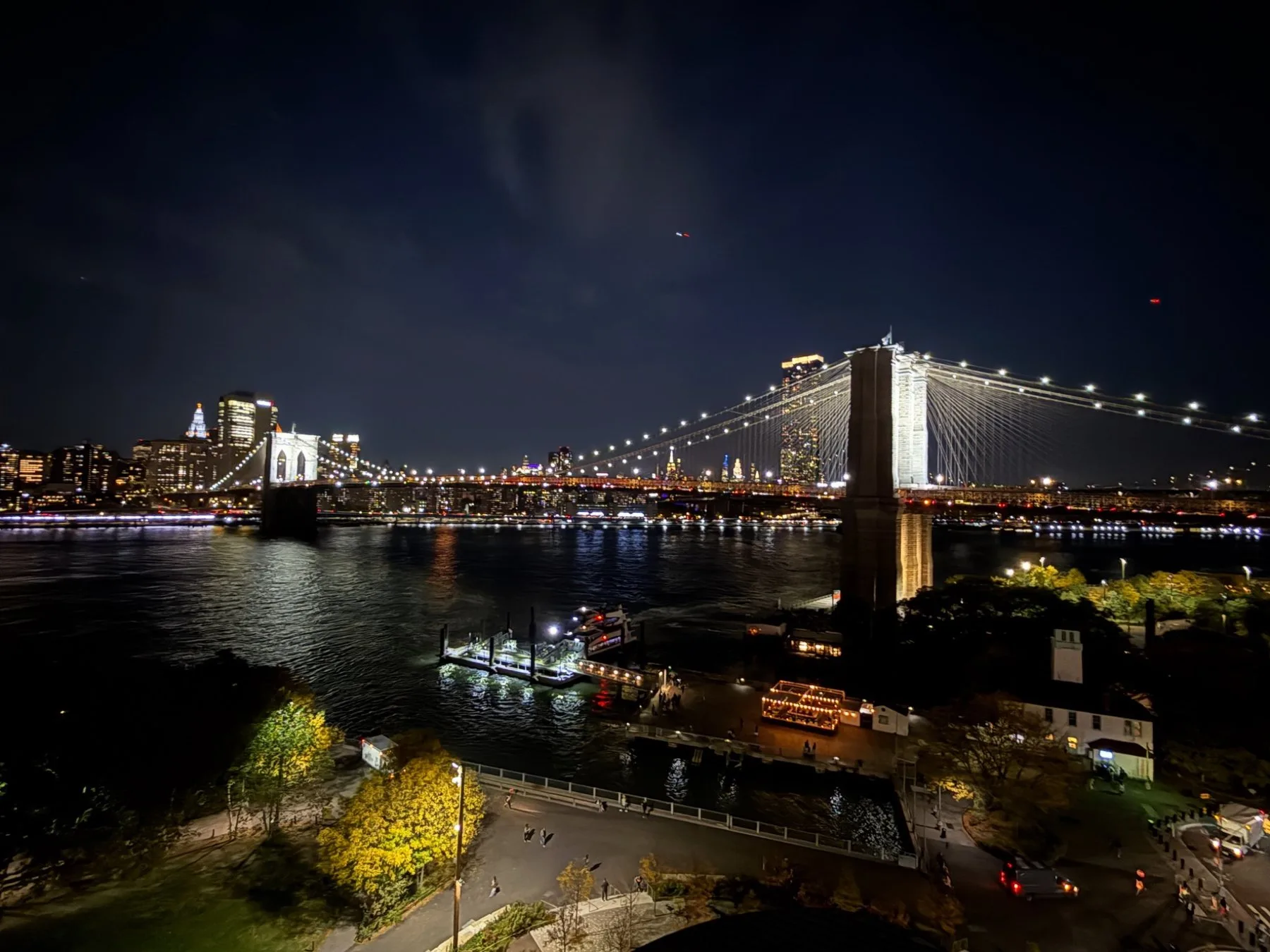 Brooklyn Bridge at night
