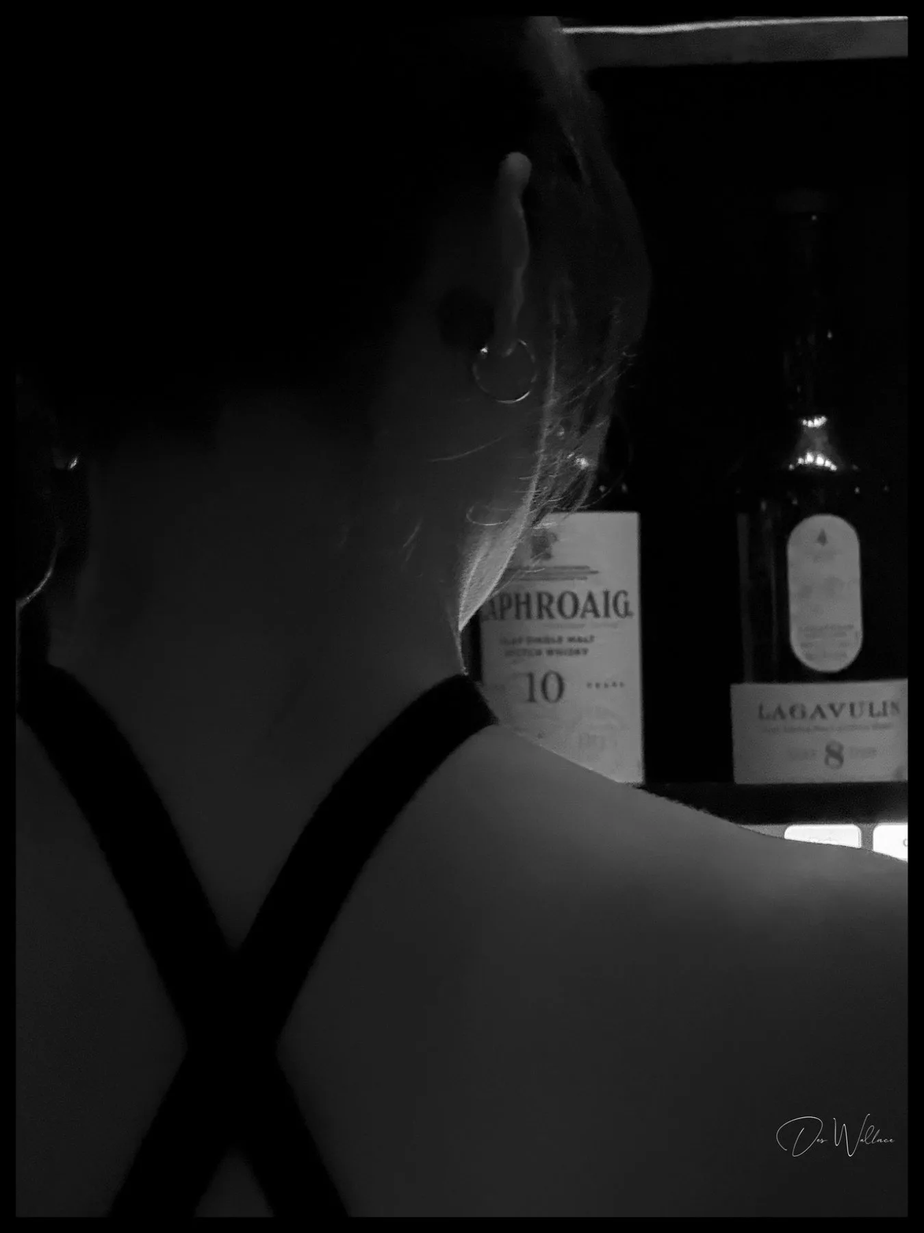 Night bar portrait detail
